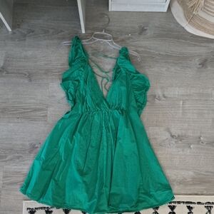 Umgee Vibrant Green Dress